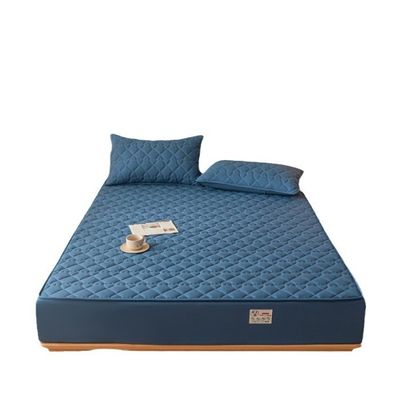 Couvercle de matelas à fermeture à glissière souple imperméable à l'eau Couverture de matelas à fermeture à glissière couverte de couette Jacquard Protecteur de matelas imperméable à l'eau