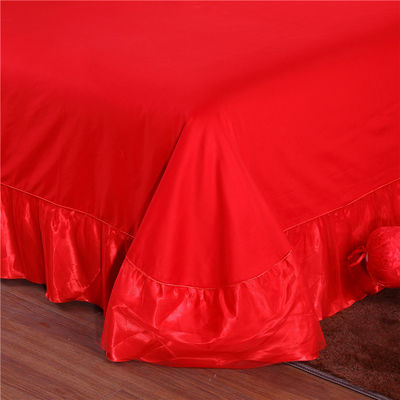 Ensemble de literie mariage de luxe 100% coton 200TC Lit de lit couette literie anti-tirage ensemble