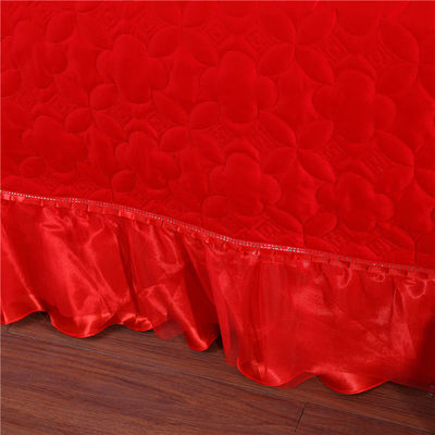 Ensemble de literie mariage de luxe 100% coton 200TC Lit de lit couette literie anti-tirage ensemble