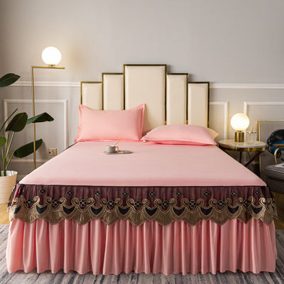3 kg de coton de luxe couverture de lit soyeuse Robe de lit de reine