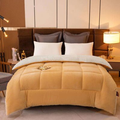 Rose clair Solid Oeko-Tex Comforter Edredon Adolescent ensemble de lits jumeaux Lit de luxe