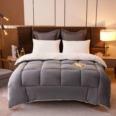 Rose clair Solid Oeko-Tex Comforter Edredon Adolescent ensemble de lits jumeaux Lit de luxe