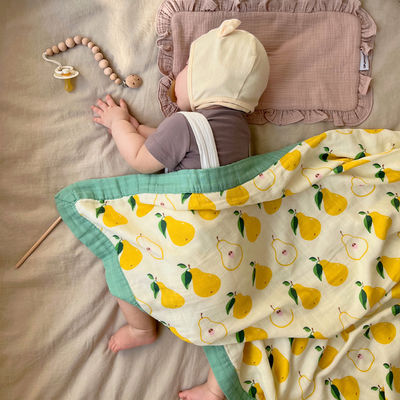 Modèle de style bébé bambou coton gaze bain couette pour nouveau-né de classe A lit de lit