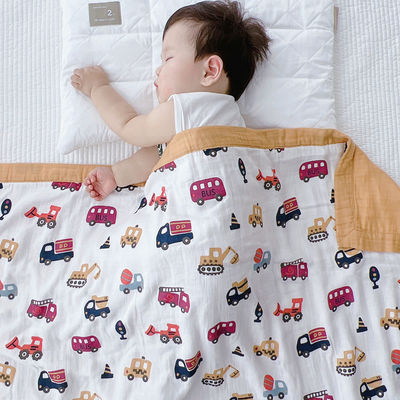 Modèle de style bébé bambou coton gaze bain couette pour nouveau-né de classe A lit de lit