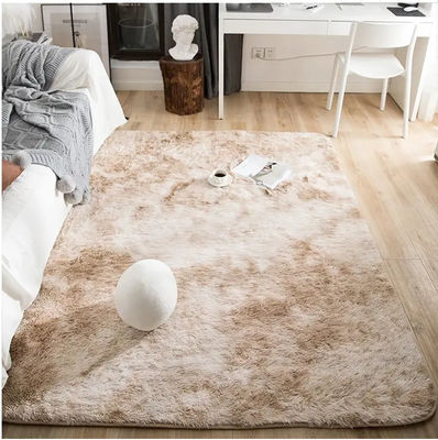 Couleur islamique moderne mixte Polyester Chambre à coucher chauve Tapis décoratif pour la maison commerciale