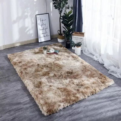 Couleur islamique moderne mixte Polyester Chambre à coucher chauve Tapis décoratif pour la maison commerciale