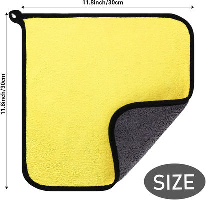 Les serviettes de nettoyage de voiture en microfibre de 30*30 cm disent au revoir aux produits de nettoyage coûteux