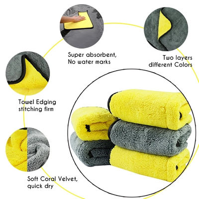 Les serviettes de nettoyage de voiture en microfibre de 30*30 cm disent au revoir aux produits de nettoyage coûteux