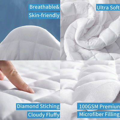 Protecteur de lit jetable de couleur solide pour un environnement de sommeil sain et propre