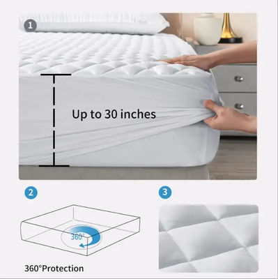 Protecteur de lit jetable de couleur solide pour un environnement de sommeil sain et propre
