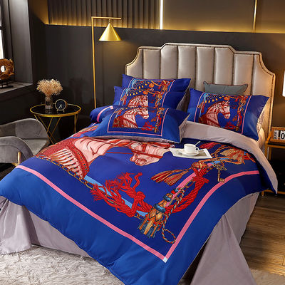 Home Luxury Lit Set avec des rideaux et une couverture personnalisable
