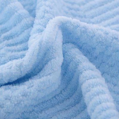 250GSM Ensemble de serviettes de bain en microfibre de laine de corail pour adultes