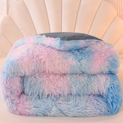 Ensemble de literie en velours chaud pour l'hiver Luxe Comfort épais Couverture Lit Laine d'agneau Taille personnalisée