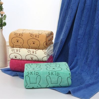 Ensemble de serviettes à main en microfibre tissée à haute absorption d'eau avec logo personnalisé