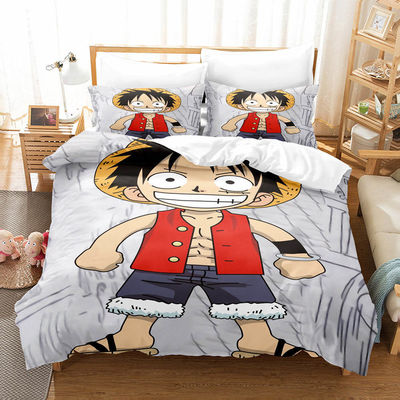 1.8m Ensembles de linge de lit avec impression photo personnalisée 3D personnages de dessins animés et 40 chiffres de tissu
