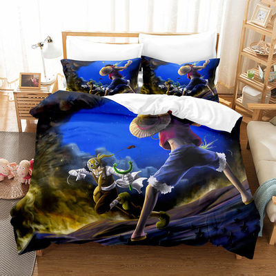 1.8m Ensembles de linge de lit avec impression photo personnalisée 3D personnages de dessins animés et 40 chiffres de tissu