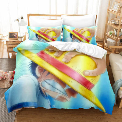 1.8m Ensembles de linge de lit avec impression photo personnalisée 3D personnages de dessins animés et 40 chiffres de tissu