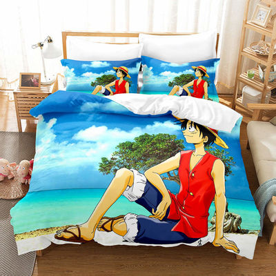 1.8m Ensembles de linge de lit avec impression photo personnalisée 3D personnages de dessins animés et 40 chiffres de tissu