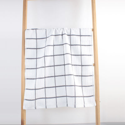 Hautement durable 100% coton massif Jacquard Terry serviette personnalisée Jacquard serviette de nettoyage