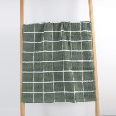 Hautement durable 100% coton massif Jacquard Terry serviette personnalisée Jacquard serviette de nettoyage