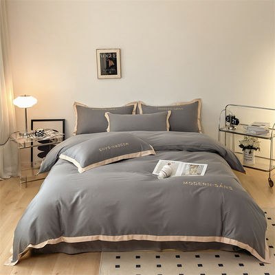 Impression réactive Lit de luxe en orange pour taille personnalisée