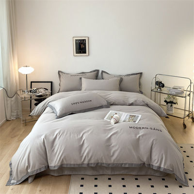 Impression réactive Lit de luxe en orange pour taille personnalisée