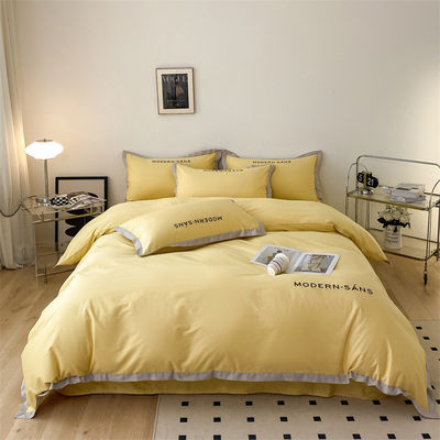 Impression réactive Lit de luxe en orange pour taille personnalisée