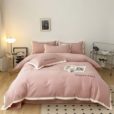 Impression réactive Lit de luxe en orange pour taille personnalisée