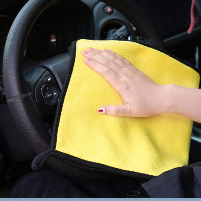 Couleurs personnalisées Super absorbant Microfibre serviette pour les vêtements de démaquillage 30 * 40 500g
