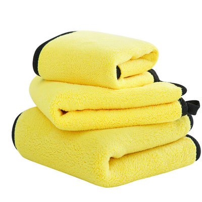 Couleurs personnalisées Super absorbant Microfibre serviette pour les vêtements de démaquillage 30 * 40 500g