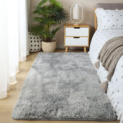 Tapis imprimé teinté en polyester pour chambre à coucher
