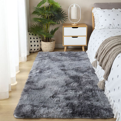 Tapis imprimé teinté en polyester pour chambre à coucher