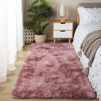 Tapis imprimé teinté en polyester pour chambre à coucher