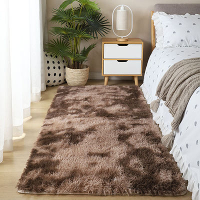 Tapis imprimé teinté en polyester pour chambre à coucher
