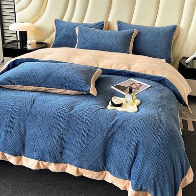 230g de lit d'hiver en velours de lait sculpté