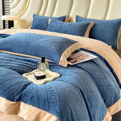 230g de lit d'hiver en velours de lait sculpté