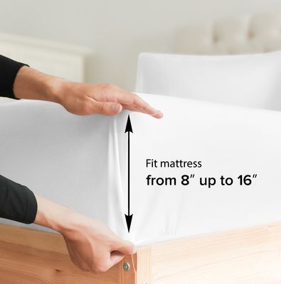Taille personnalisée Refroidissement respirant 100% polyester Lit ensemble Lit en couleurs multiples