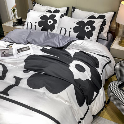 Des vêtements de lit pour la maison de luxe durable avec couverture de lit de fleurs