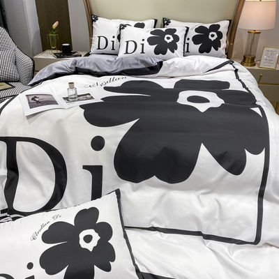 Des vêtements de lit pour la maison de luxe durable avec couverture de lit de fleurs