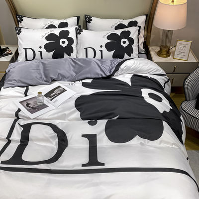Des vêtements de lit pour la maison de luxe durable avec couverture de lit de fleurs