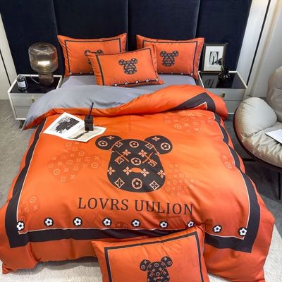 Cartoon Ours Luxe Violent Ours Lit Lit Lit Couverture Couette Concepteur Lit Ensemble Durable