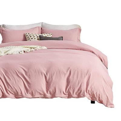Ensemble de draps lavables remplis de polyester avec motif solide et fermeture à fermeture éclair