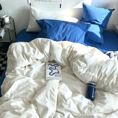 Taille personnalisée Couverture de lit de luxe en coton doux et confortable pour lit double