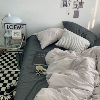 Petit lit de coton frais couverture de couette double sortilège lit de mode ensemble de quatre pièces