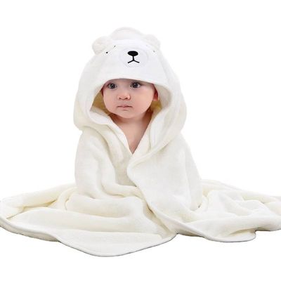 Ensemble personnalisé de peignoirs pour enfants, serviettes à capuche douces et absorbantes pour bébés