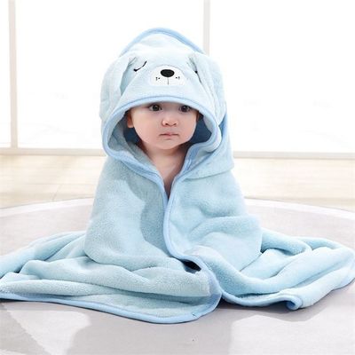 Ensemble personnalisé de peignoirs pour enfants, serviettes à capuche douces et absorbantes pour bébés