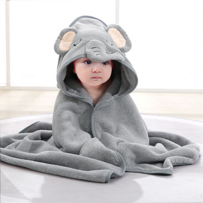 Ensemble personnalisé de peignoirs pour enfants, serviettes à capuche douces et absorbantes pour bébés