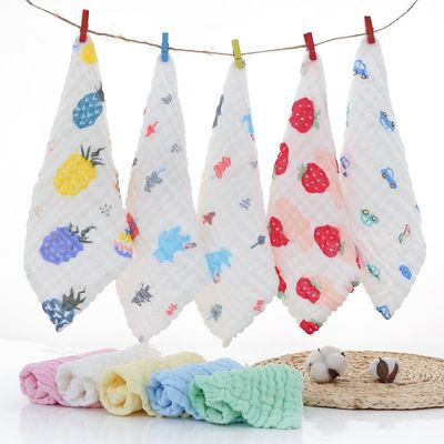 Tissu sur mesure en coton biologique et en mousseline pour bébés 30x30cm 25x50cm en blanc