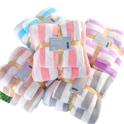 Vendre une serviette de bain en microfibre de couleur solide pour la maison