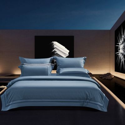 Couverture et draps de lit en coton double couche lavée sur mesure pour les mariages